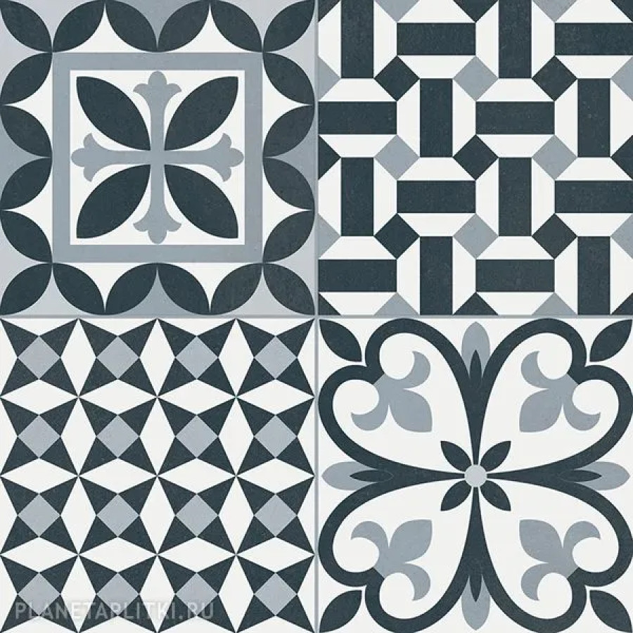 Керамогранит 33x33 8мм Heritage Black матовая Gayafores