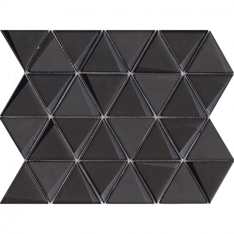 Мозаика 31x26 Effect Triangle Black глянцевый под стекло черный 8мм 100272798 L'antic Colonial