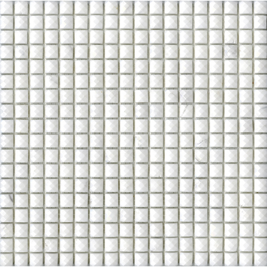 Мозаика 31x31 Essential Diamond Persian White глянцевый под мрамор белый 8мм 100203124 L'antic Colonial