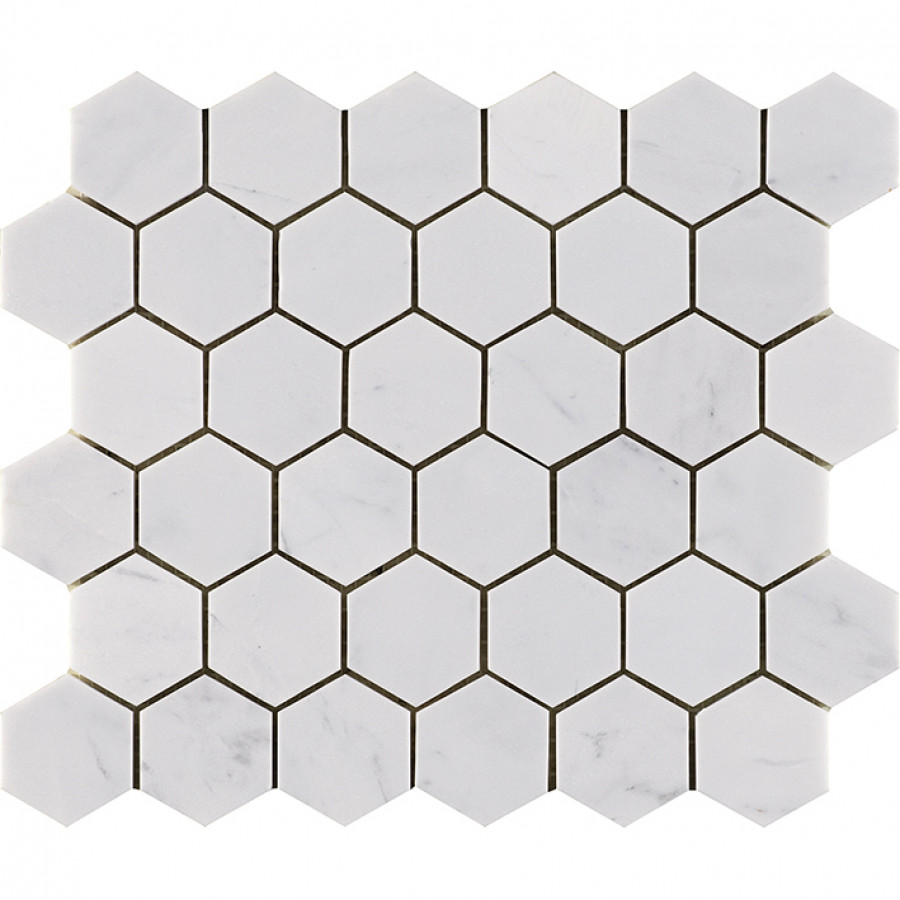 Плитка настенная 30x26 Essential Hexagon Persian White матовый под камень белый 10мм 100188562 L'antic Colonial
