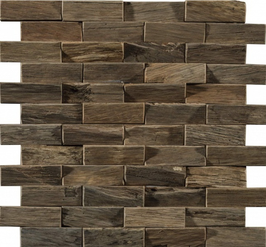 Мозаика 27x27 Wood Brick Antique матовый под дерево темная 15мм L241710201 L'antic Colonial