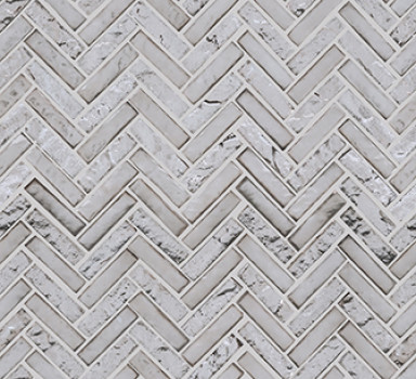 Плитка настенная 28x26 Harmony Arrow Silver глянцевый под стекло серебро 8мм L241710701 L'antic Colonial