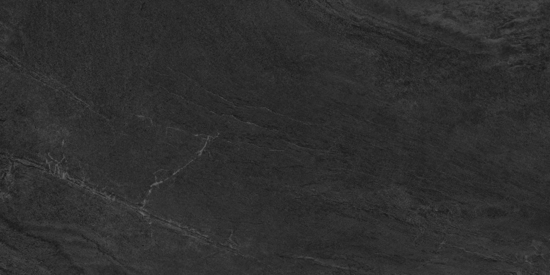 Керамогранит 120x60 Fano Nero-MG зернистый под камень черный 10мм Art##0007091 Venis