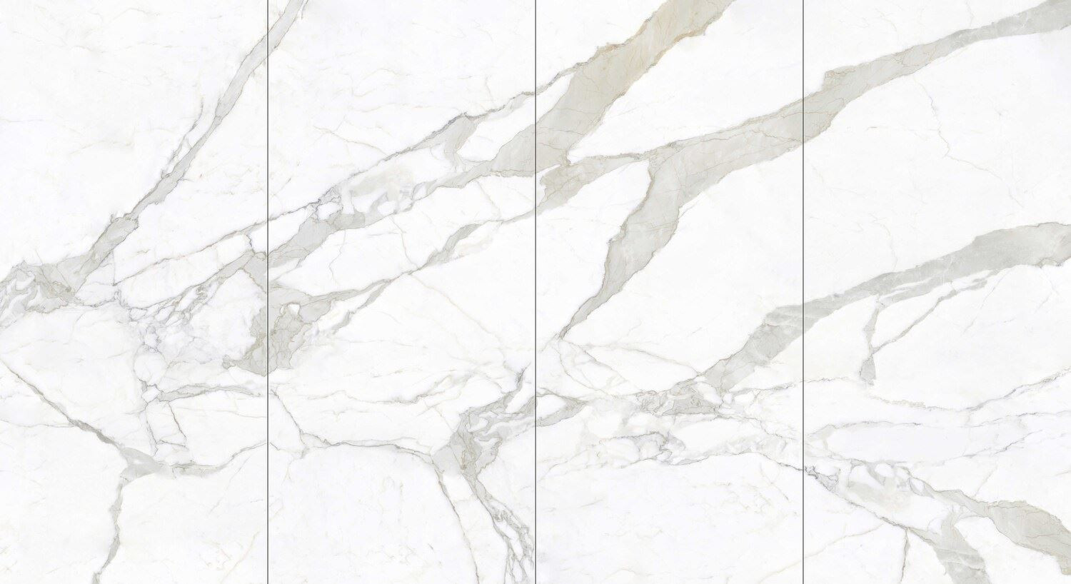 Керамогранит 270x120 Calacatta Bianco Polished полированный под мрамор белый 6мм MN011AP271206 Venis
