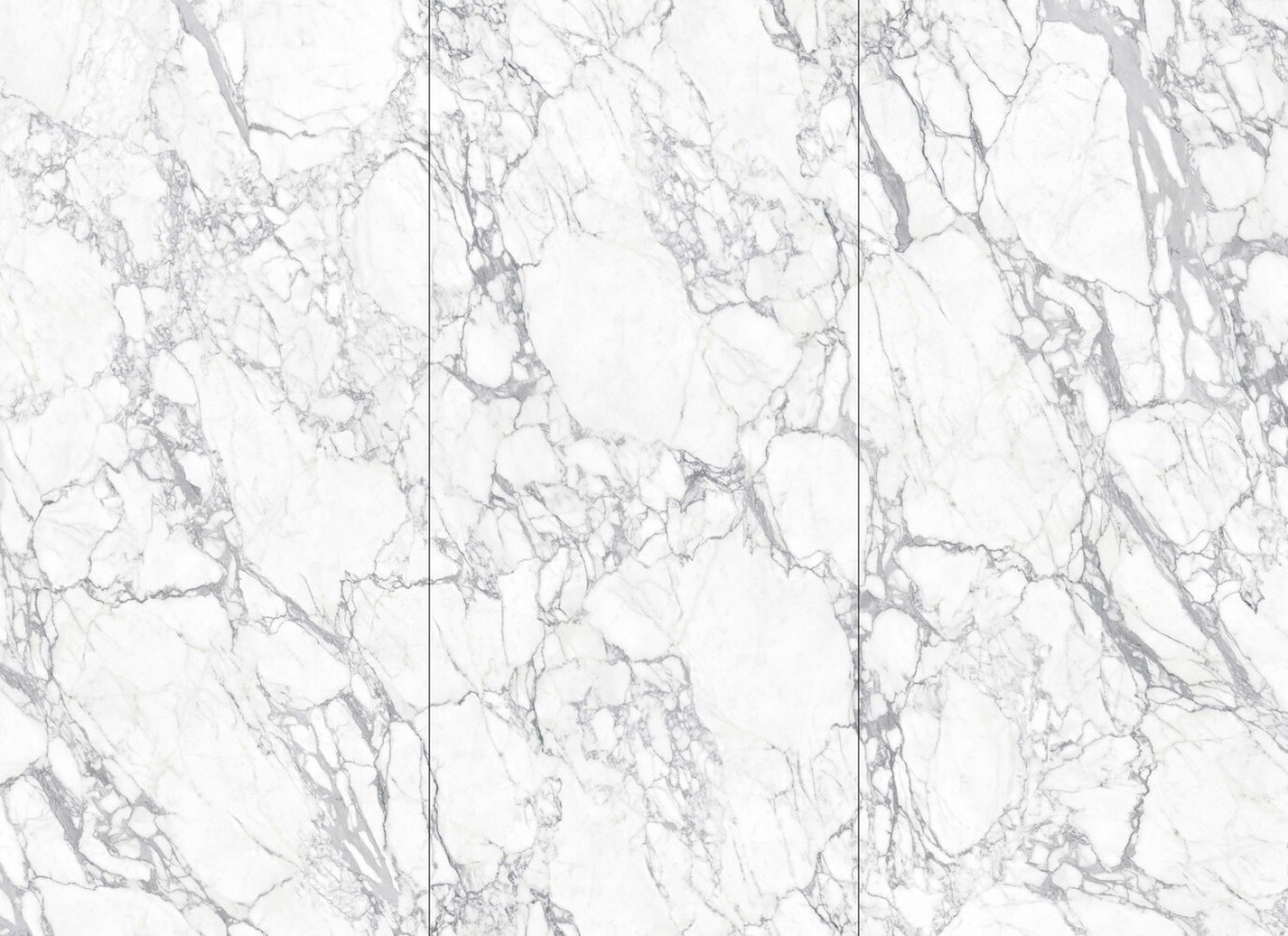 Керамогранит 280x120 Statuario White Polished полированный под мрамор белый 6мм MN019AP281206 Venis