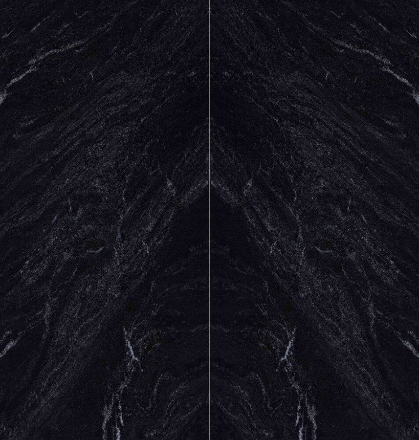 Керамогранит 260x120 Galaxy Black Polished полированный под мрамор черный 6мм MN728CP261206 Venis