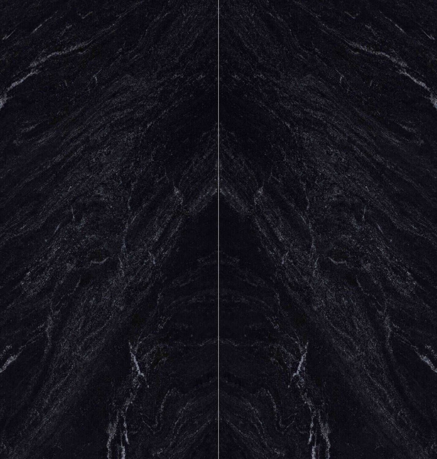 Керамогранит 270x120 Galaxy Black Polished полированный под мрамор черный 6мм MN728CP271206 Venis