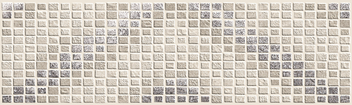 Керамический декор IBREL00003 Acustic White 100x29 для стен матовая Ibero