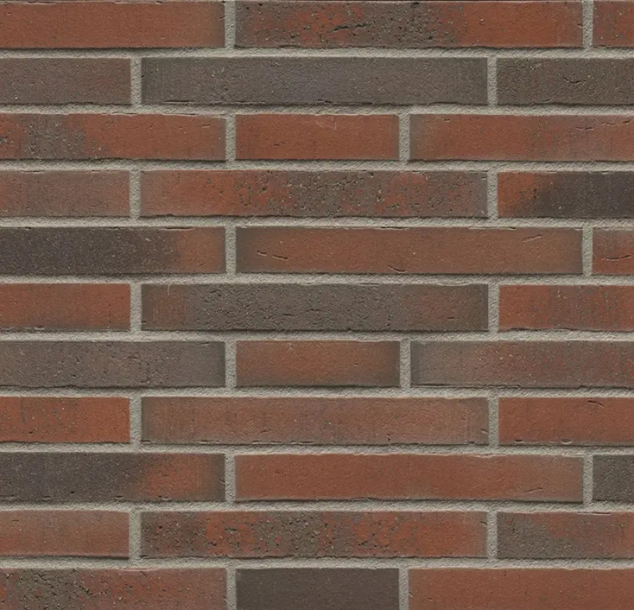 Ригельная клинкерная плитка Feldhaus Klinker R743 XLDF vascu carmesi flores