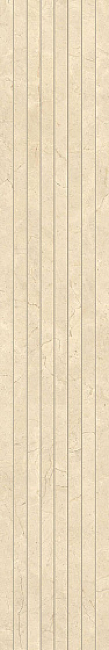 Плитка декор 120x20 Calcis Crema Lappato Listello Tratto 9mm CL02LTL9 Italgraniti