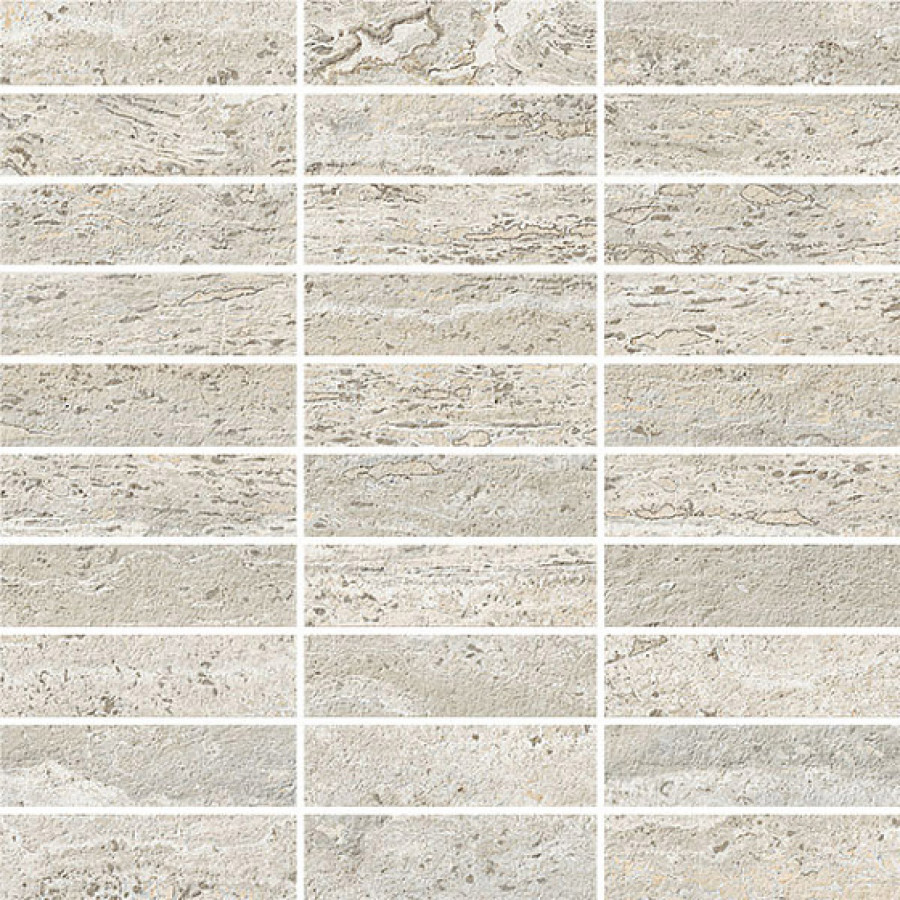 Мозаика 30x30 I Travertini Muretto Grigio Vein Cut 6mm TR05MB Italgraniti