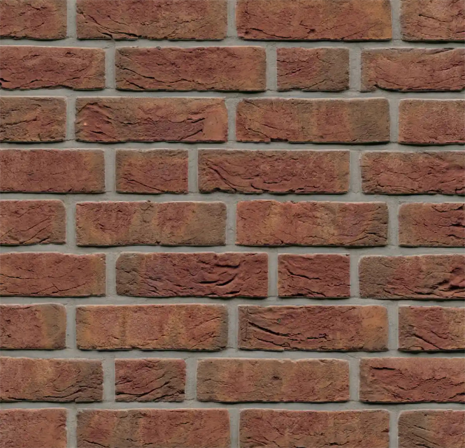 Кирпич ручной формовки Muhr №7 Westfälisch-bunt 210x100x65