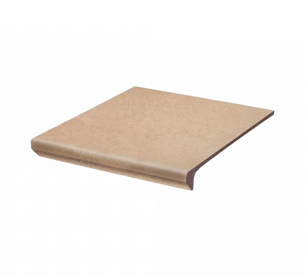 Клинкерная ступень с капиносом Paradyz Mattone Sabbia Beige 300x330x11