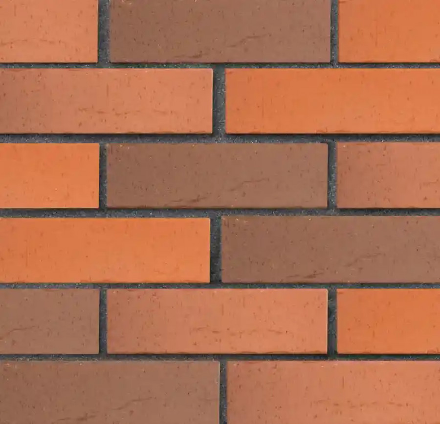 Кирпич клинкерный ЛСР красный флэш Ричмонд винтаж 250x85x65