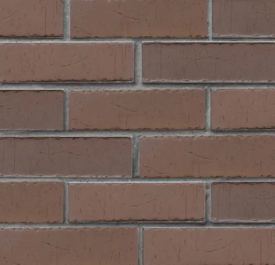 Кирпич клинкерный ЛСР тёмно-терракотовый флэш Антверпен винтаж 250x85x65