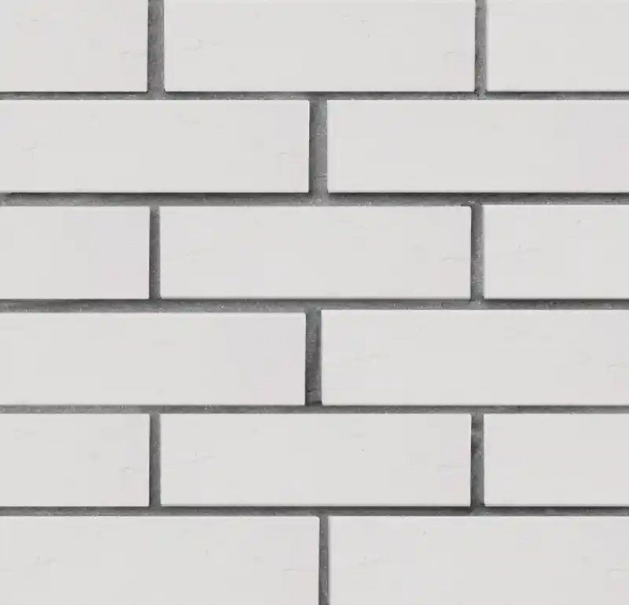 Кирпич клинкерный ЛСР белый Вернамо винтаж 250x85x65