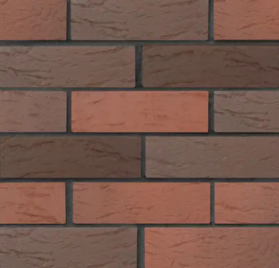 Кирпич керамический ЛСР красный флэш рустик 250x120x65