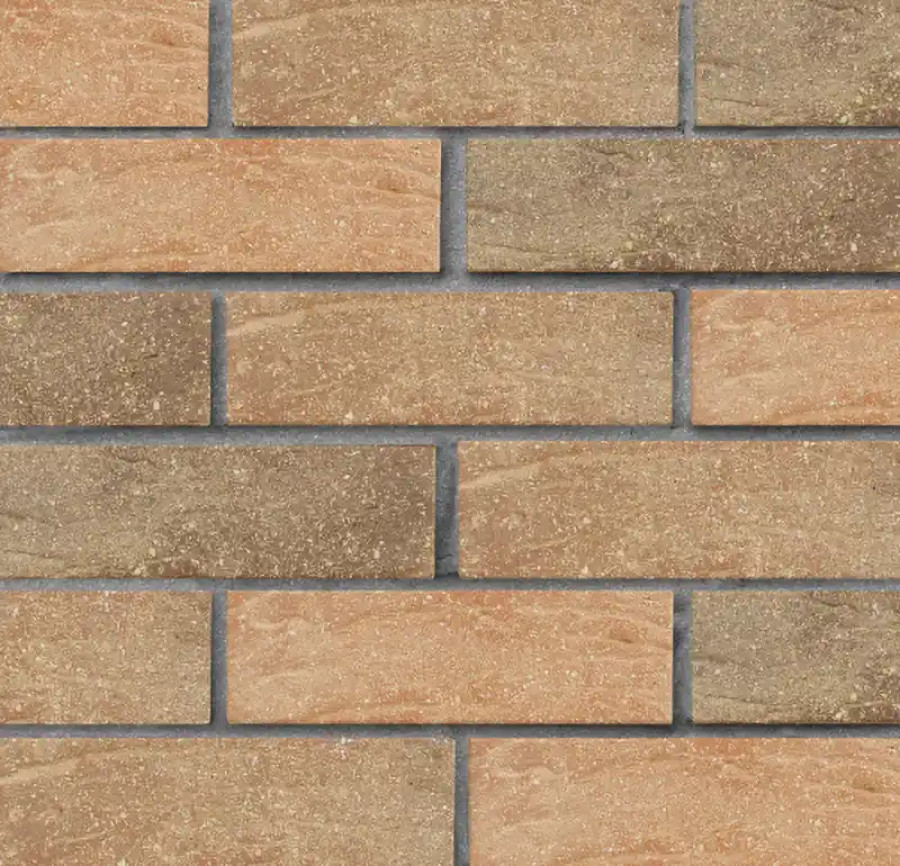 Кирпич керамический ЛСР красный флэш с пепельной посыпкой рустик 250x120x65