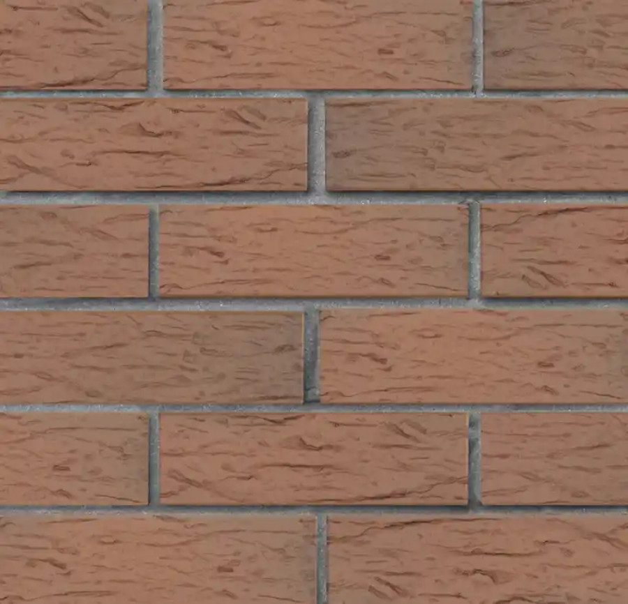 Кирпич керамический ЛСР светло-коричневый флэш ультра рустик 250x120x65
