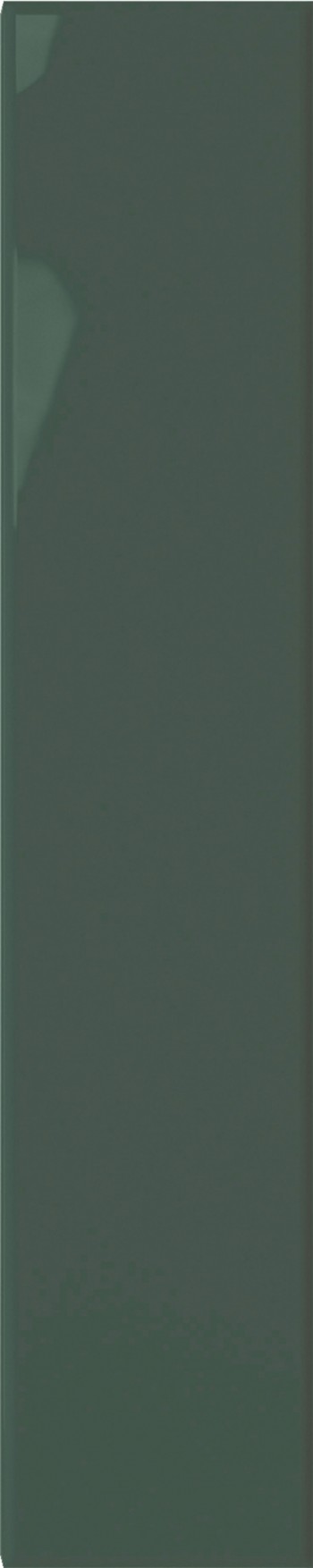 Настенная плитка базовая 54x11 Plinto Green Gloss глянцевая зеленый Dna