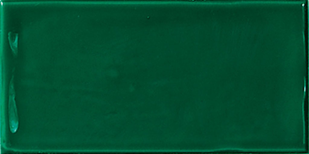 Настенная плитка базовая 15x8 Glamour Verde глянцевая зеленый El Barco