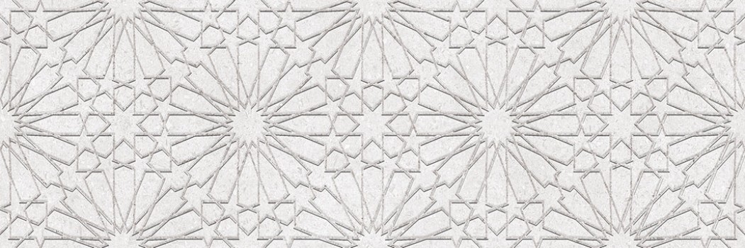 Настенная плитка декорированная 90x30 Lagoon Cool Dec 1 сатинированная серый Gravita