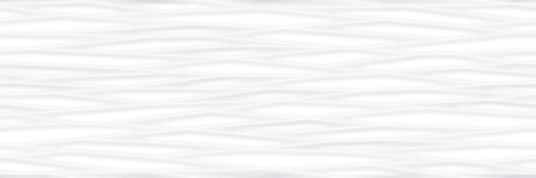 Настенная плитка рельефная 90x30 Satin White Coastal сатинированная белый Gravita