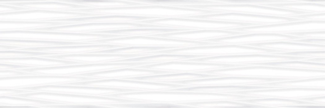 Настенная плитка рельефная 90x30 Polar White Coastal глянцевая белый Gravita