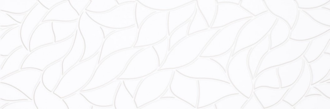 Настенная плитка рельефная 90x30 Polar White Era глянцевая белый Gravita