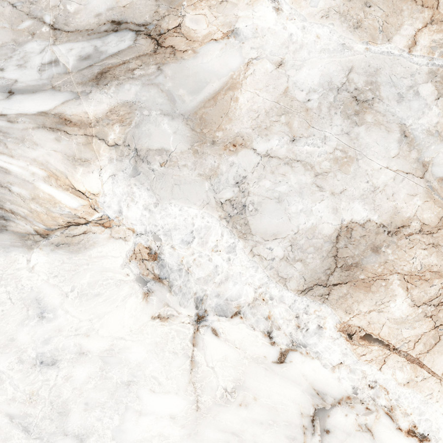 Керамогранит 60x60 Craft White карвинг бежевый Gravita
