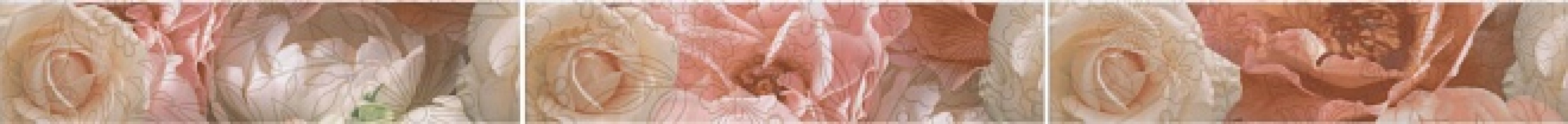 Бордюр 30x7 Контарини Цветы обрезной STG-A595-13032R Kerama Marazzi