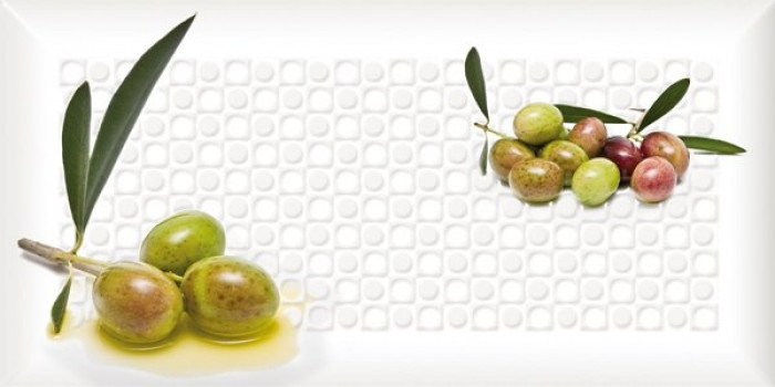 Керамический декор ABC0000088 Decor Olives 05 С 20x10 для стен глянцевая Absolut Keramika