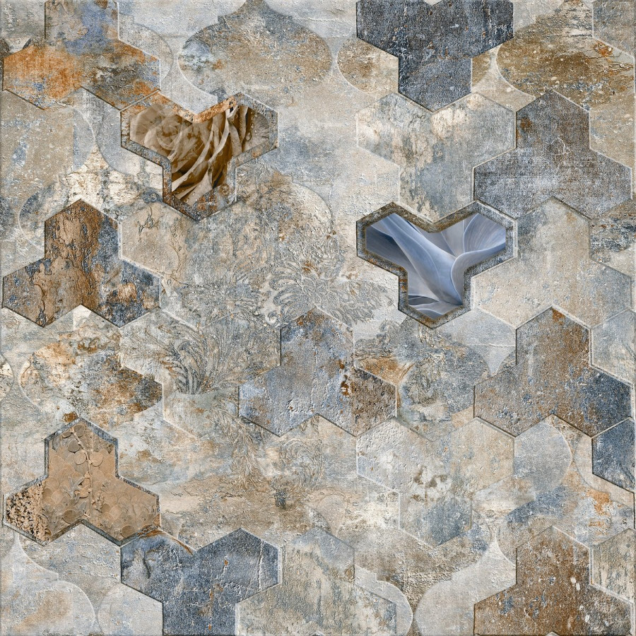 Керамогранит ABC0000162 Santorini 61x61 для пола и стен матовая Absolut Keramika