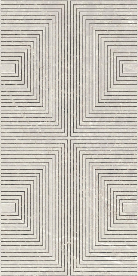 Керамогранит 120x60 9.65мм Caprice -d см 9мм матовая светло-серый La Platera