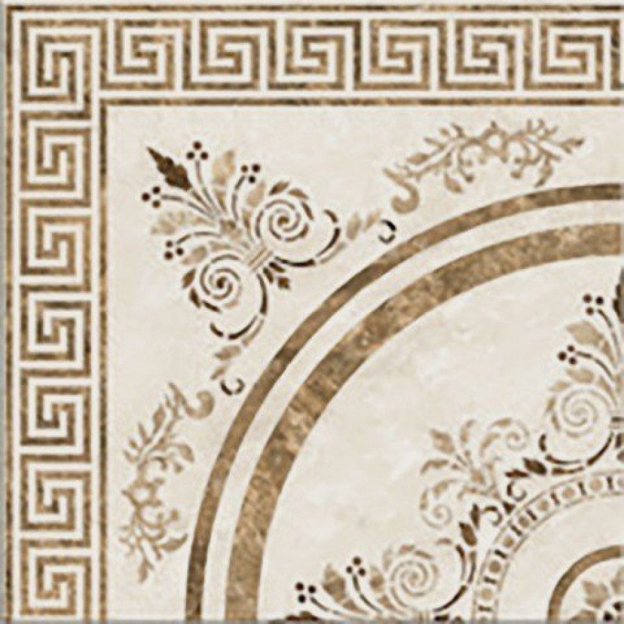 Керамическая плитка CLB000005 Bahrein Roseton 45x45 для пола глянцевая Click Ceramica