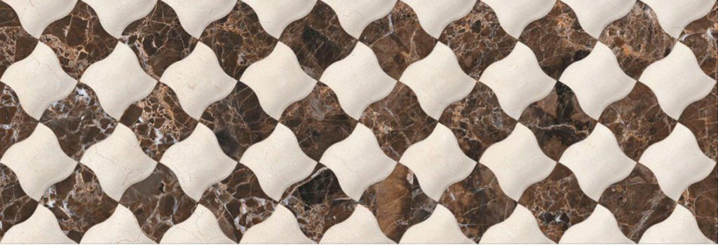 Керамическая плитка CLC000003 Clasic Decor Dark 75x25 для стен глянцевая Click Ceramica