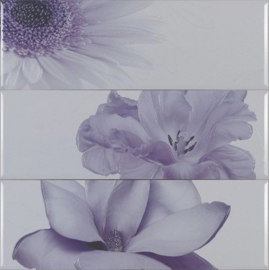 Керамический декор MRC000058 Chloe Lila D-930 75x75 для стен глянцевая Myr Ceramicas