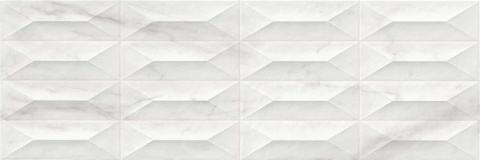Декор 90x30 10мм MARBLEPLAY WHITE STRUTTURA GEM 3D RETT M4PC Marazzi