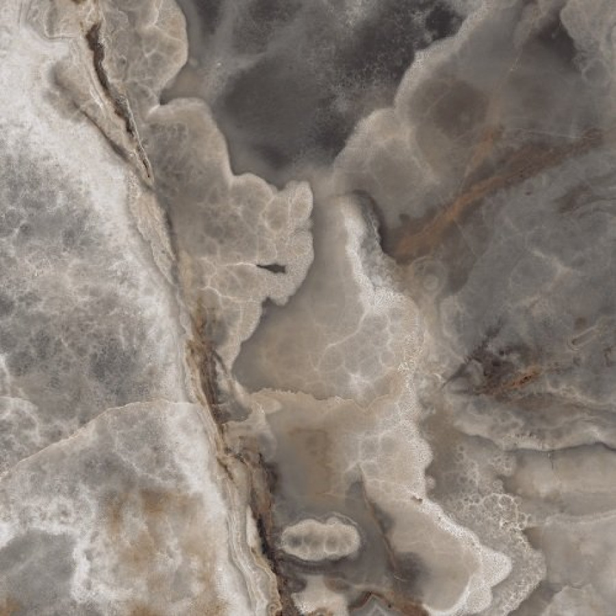 Керамогранит OC0000008 Onyx Gun Smoke 80x80 для пола и стен high glossy Ocean Ceramic India