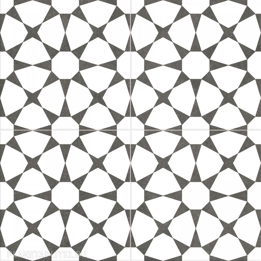 Керамогранит 45x45 9.5мм Vintage Black матовая Pamesa