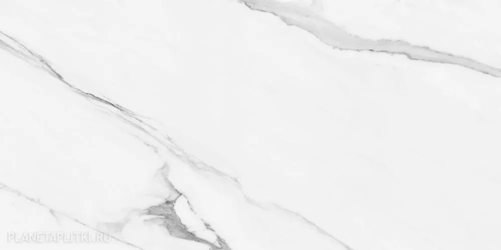 Керамогранит 120x60 10.5мм Calacata White 1 Rect. глянцевая Pamesa