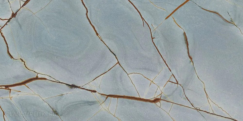 Керамогранит 120x60 10.5мм Cr. Lux Nirvana Blue Pul. Rect. полированная Pamesa