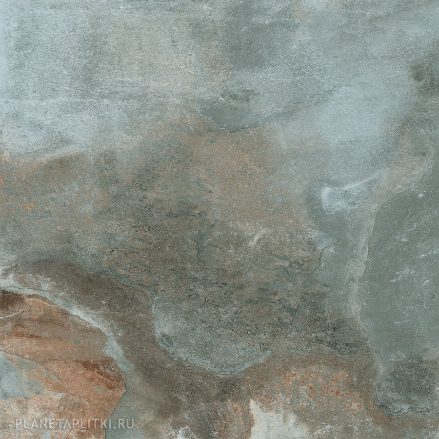 Керамогранит 60x60 9.5мм Slate Way Green Rect. лаппатированная Pamesa