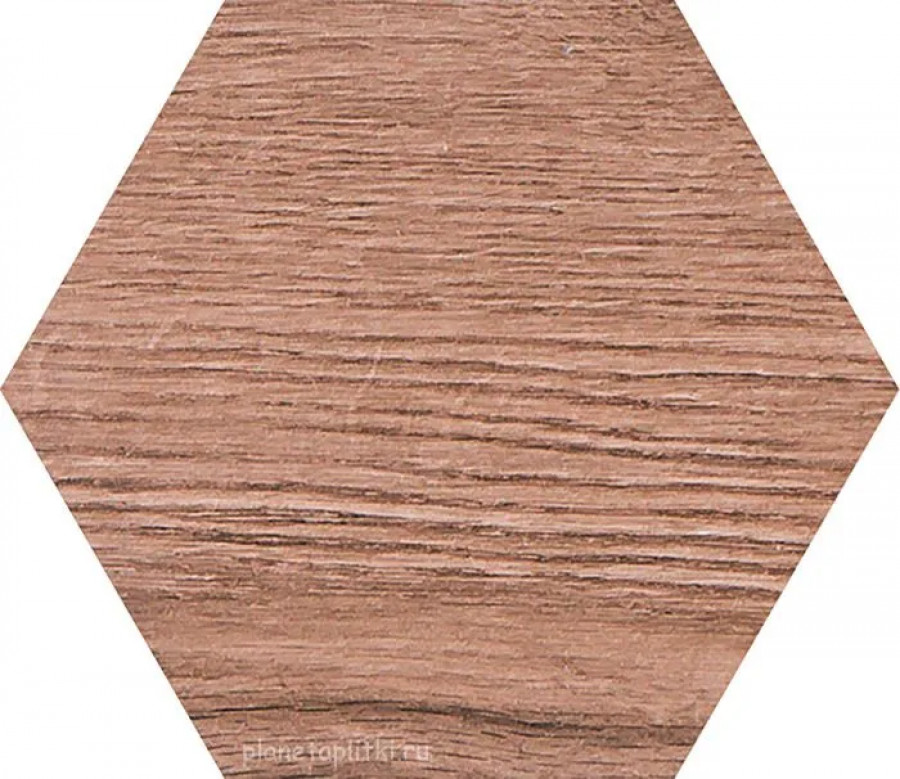 Керамогранит 23x20 Hex Cr. Rovere Brown матовая Pamesa