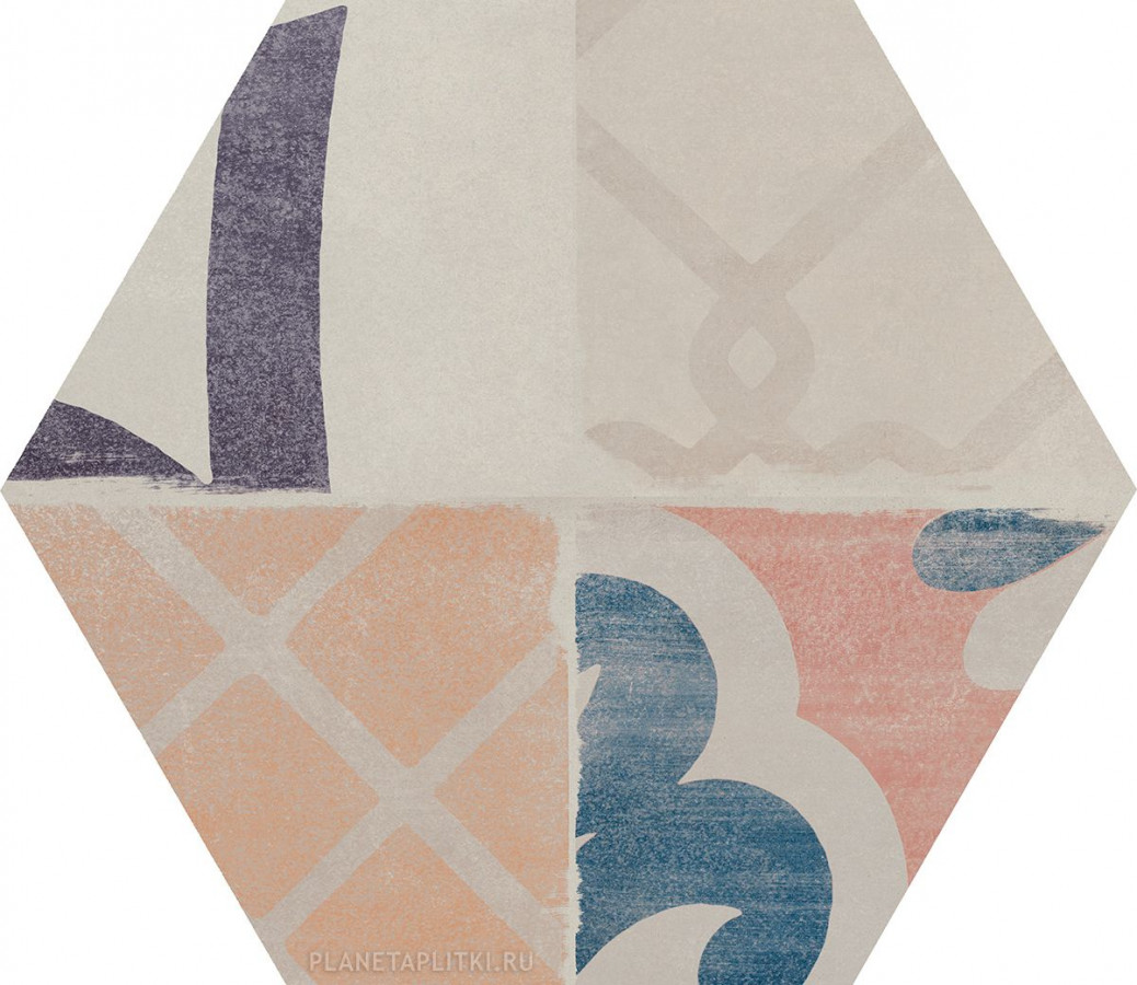 Керамогранит 29x26 Hex. Antic Trend матовая Pamesa