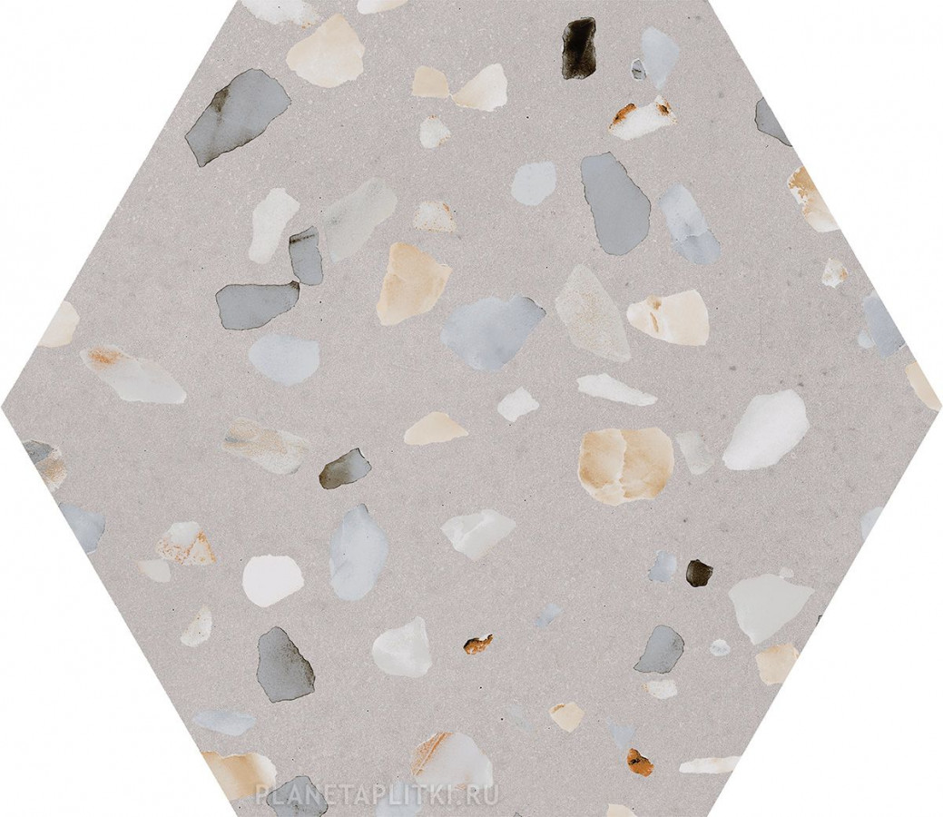 Керамогранит 29x26 Hex. Doria Greige матовая Pamesa