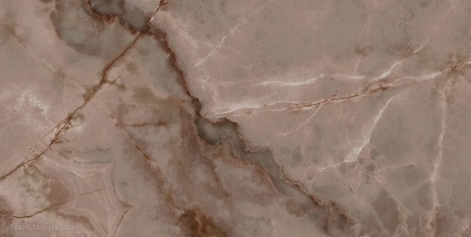 Керамогранит 120x60 Cr. Lux Noor Nut Pul. Rect. полированная Pamesa