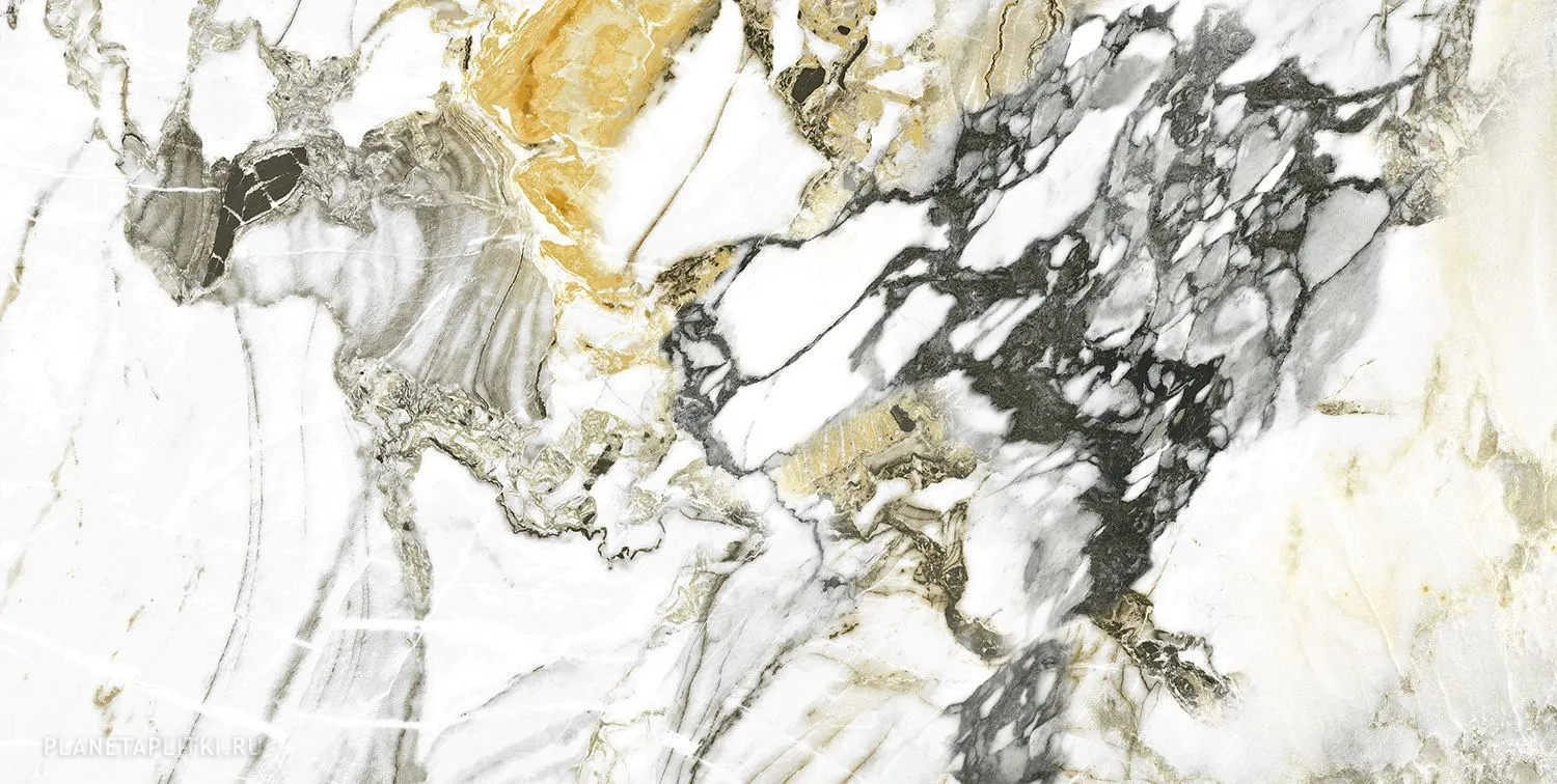 Керамогранит 120x60 Cr. Lux Grotta Oro Pul. Rect полированная Pamesa