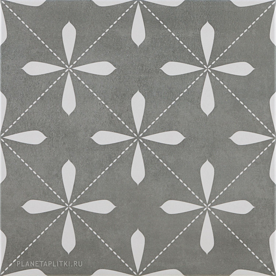 Керамогранит 45x45 9.5мм Waterloo Coal Saten сатинированная Pamesa