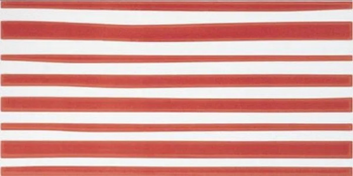 Декор 50x25 Agatha 1 Lineas Carmin глянцевая Pamesa